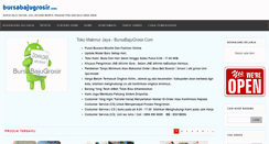 Desktop Screenshot of bursabajugrosir.com