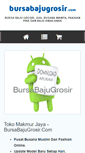 Mobile Screenshot of bursabajugrosir.com