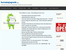 Tablet Screenshot of bursabajugrosir.com